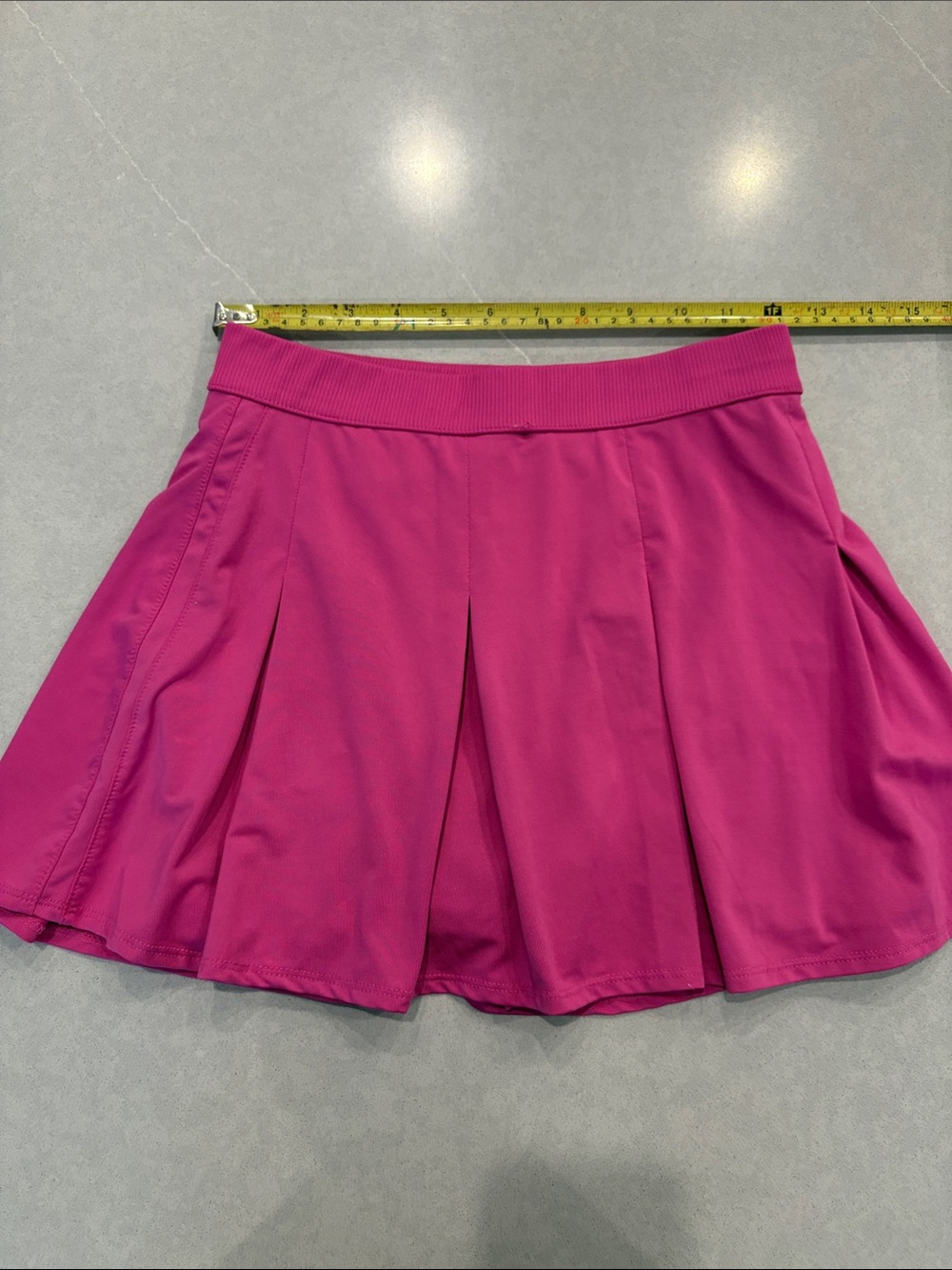 Lucky in Love Pleated Skater Skirt in Fuchsia Pink